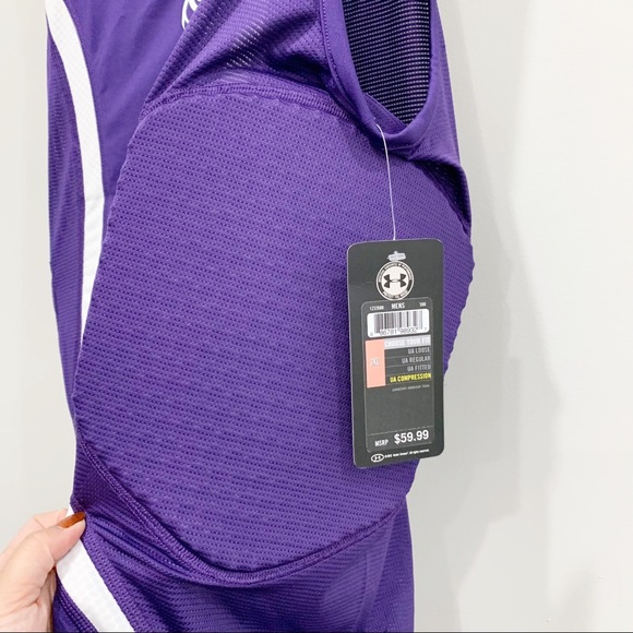 Under Armour Size 3XL Compression Padded Jersey Shirt Men’s - Picture 2 of 4